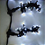 Pisca de Natal 100 Leds branco frio 8 Funções fio verde conector macho e fêmea 10 Metros 127V. - Imagem 3
