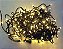 Pisca de Natal 300 Leds Branco Quente 8 Funções fio verde conector macho e fêmea 30 Metros 220V. - Imagem 1