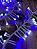 Pisca Festão 400 LEDS bolinha branco e azul bivolt 3 metros IP65 com memória. - Imagem 2