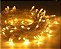 Pisca 500 LEDS Branco Quente e fio transparente 8 funções bivolt 50 metros IP65 com memória. - Imagem 1