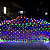 Rede de Natal sequencial com 144 LEDS Colorido fio branco 8 funções 1,5m x 1,3m bivolt. - Imagem 3