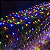 Rede de Natal sequencial com 144 LEDS Colorido fio branco 8 funções 1,5m x 1,3m bivolt. - Imagem 8