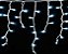 Cascata De Natal 100 LEDS Luz Branco Frio 8 Funções tomada macho / fêmea 3,00m 220V. - Imagem 1