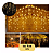 Cascata De Natal 200 LEDS Branco Quente Fixa tomada macho / fêmea 5,00m 220V. - Imagem 2
