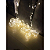 Cortina De Natal 190 LEDS Branco Quente Fixa fio de fada 10 bolas 8 funções 2,5m bivolt. - Imagem 8