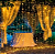 Cortina De Natal 300 LEDS Branco Quente Fixo tomada macho e fêmea 127V 3mx2m. - Imagem 2