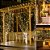Cortina De Natal 300 LEDS Branco Quente 8 funções com controle remoto 3mx2m 127V. - Imagem 4