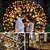 Cortina De Natal 300 LEDS Branco Quente 8 funções com controle remoto 3mx2m 220V. - Imagem 3