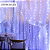 Cortina De Natal 900 LEDS Branco Frio fixa 4mx3m 127V. - Imagem 4