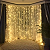 Cortina com 320 LEDs Branco Quente 6mx0,8m 8 funções bivolt uso externo IP44. - Imagem 3