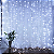 Cortina com 360 LEDs Branco Frio 8 funções fio de Fada PVC 3m x 3m bivolt. - Imagem 7