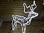 Armação De Rena Neon macho Branco Frio com movimento 220V IP44 uso externo. - Imagem 2