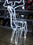 Armação De Rena Neon macho Branco Frio com movimento 127V IP44 uso externo. - Imagem 5