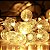 Cordão 20 LEDs bolinhas sortidas 8 funções bivolt. - Imagem 8