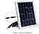 Refletor LED solar com controle 400w auto recarregável 3000K IP67. - Imagem 10