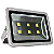 Refletor holofote LED COB 300w Cinza 3000K branco quente IP66. - Imagem 1