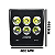 Refletor holofote LED super COB 300w preto 3000K branco quente IP66. - Imagem 3