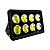 Refletor holofote LED Ultra COB preto 400w 3000K branco quente IP66. - Imagem 1