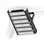 Refletor Industrial holofote modular LED 300W 4000K branco neutro IP67. - Imagem 8