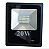 Refletor LED 20W Preto SMD Verde bivolt IP66. - Imagem 1