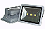 Refletor Cinza LED COB 150W 3000K branco quente IP66 bivolt. - Imagem 2