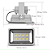 Refletor LED COB 400W Cinza 3000K branco quente IP66 bivolt. - Imagem 5