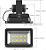 Refletor LED COB 400W Preto 6500K branco frio IP66 bivolt. - Imagem 6