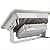 Refletor LED COB 600W Cinza 3000K branco quente IP66 bivolt. - Imagem 5