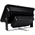 Refletor LED COB 600W Preto 3000K branco quente IP66 bivolt. - Imagem 3