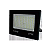 Refletor LED compacto 150W preto SMD 6500K branco frio IP66 bivolt. - Imagem 1