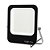 Refletor LED MAX 150W 18000 lumens 3000K branco quente SMD IP66 bivolt. - Imagem 1