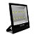 Refletor Slim LED COB 500W preto 3000K branco quente IP66 bivolt. - Imagem 1