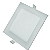 Luminária plafon LED 12W 4000K branco neutro quadrado embutir 17cm X 17cm. - Imagem 3