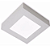 Luminária Plafon LED 6W Quadrada 12cm x 12cm Sobrepor 6500K bivolt. - Imagem 4