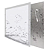 Painel de embutir impermeável 30X30cm 18W 1800lm 6500K IP65. - Imagem 1