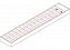Luminária de sobrepor alto rendimento com aletas planas brancas para 2 lâmpadas 36/40/45/65W 240cm (HO). - Imagem 2
