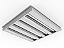 Luminária de sobrepor alto rendimento para 4 lâmpadas T5 28/54W 120cm. - Imagem 1