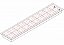 Luminária de embutir alto rendimento com aletas planas brancas para 2 lâmpadas T5 28/54W 120cm. - Imagem 2