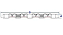 Luminária de embutir alto rendimento com aletas parabólicas duplas para 4 lâmpadas T5 14/24W 60cm. - Imagem 4