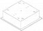 Luminária embutir 28.8cm X 28.8cm alto rendimento com aletas parabólicas duplas para 2 lâmpadas E27. - Imagem 3