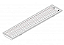 Luminária de embutir alto rendimento com grades em aletas brancas para 2 lâmpadas 18/20W 120cm. - Imagem 2