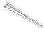 Luminária multifuncional na cor branca para 1 lâmpada 18/20W 120cm. - Imagem 1
