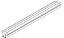 Luminária industrial de alto rendimento com tampas soquetes para 2 lâmpadas 18/20W 120cm. - Imagem 2