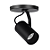 Spot de Sobrepor Tube Direcionável PAR20 10xØ5,7cm Metal Preto. - Imagem 1
