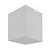 Plafon de Sobrepor Focus Quadrado Dicroica PAR16 11,5x7,6x7,6cm Alumínio Branco. - Imagem 1