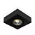 Plafon de Sobrepor Box Quadrado AR70 12x12x8,2cm Metal Preto. - Imagem 1