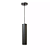 Pendente Tube Mini Dicroica 49xØ3,8cm Metal Preto. - Imagem 1