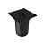 Balizador de Embutir LED Onix Externo 3000K 2W Bivolt 5x5x7cm Metal Preto. - Imagem 1