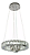 Lustre Tokyo LED 24W 4000K cristal 2 aros 130x30mm bivolt. - Imagem 2