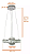 Lustre Tokyo LED 24W 4000K cristal 2 aros 130x30mm bivolt. - Imagem 3
